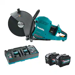 Makita - 80V Max (2x 40V Max) 14-Inch Power Cutter Kit with AFT and Electric Brake