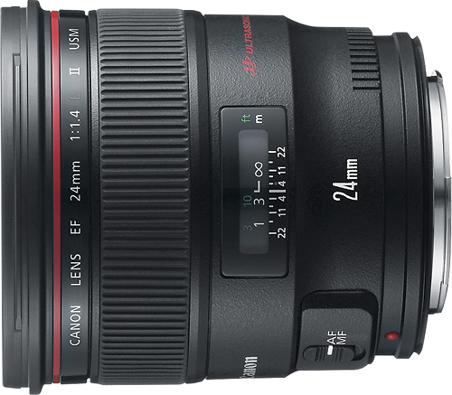 Best Buy: Canon EF24mm F1.4L II USM Wide-Angle Lens for EOS DSLR
