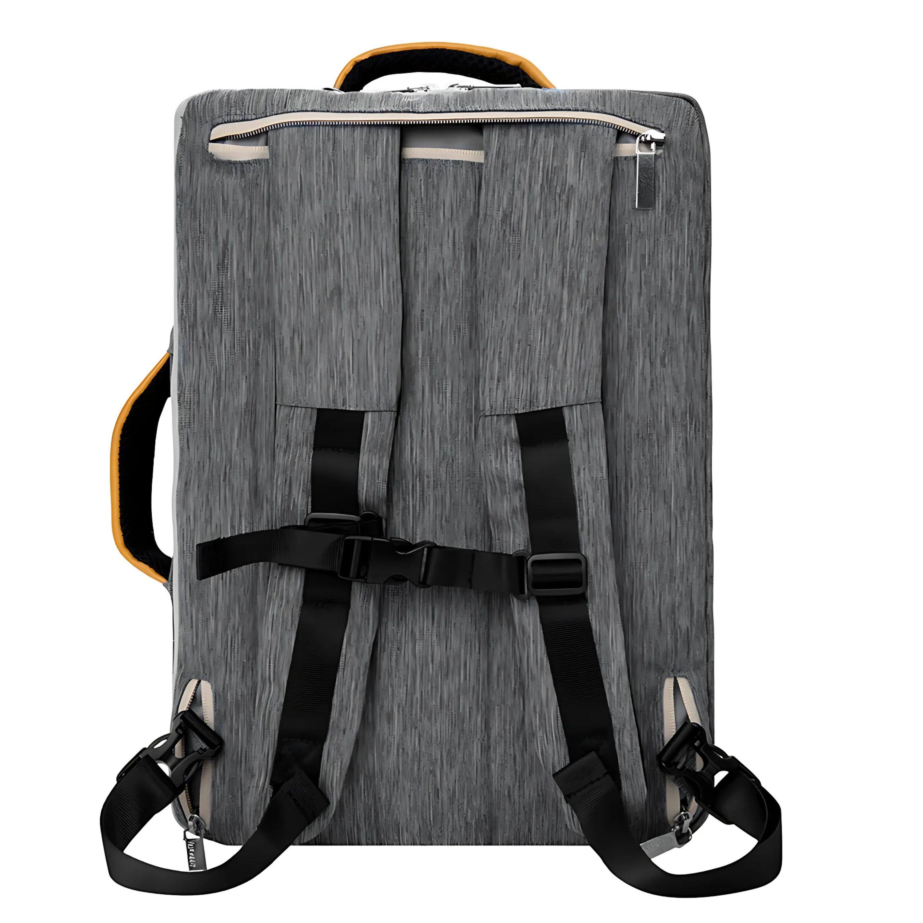 Alt View 1. Kitcheniva - 3 in 1 Laptop Backpack Messenger Bag Briefcase For 13" Laptop - Gray.