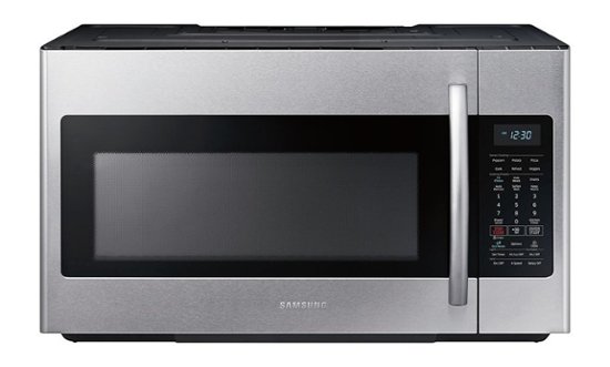 Samsung – 1.8 cu. ft. Over-the-Range Fingerprint Resistant Microwave with Sensor Cooking -Stainless Steel – Fingerprint Resistant Stainless Steel