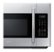 Alt View 14. Samsung - 1.8 cu. ft.  Over-the-Range Fingerprint Resistant  Microwave with Sensor Cooking - Stainless Steel.