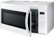 Alt View Zoom 14. Samsung - 1.8 cu. ft. Over-the-Range Microwave with Sensor Cooking - White.