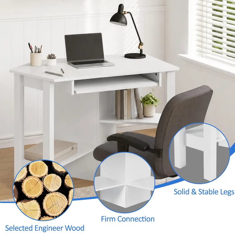 Selected Engineer Wood  
Solid & Stable Legs  
Firm Connection