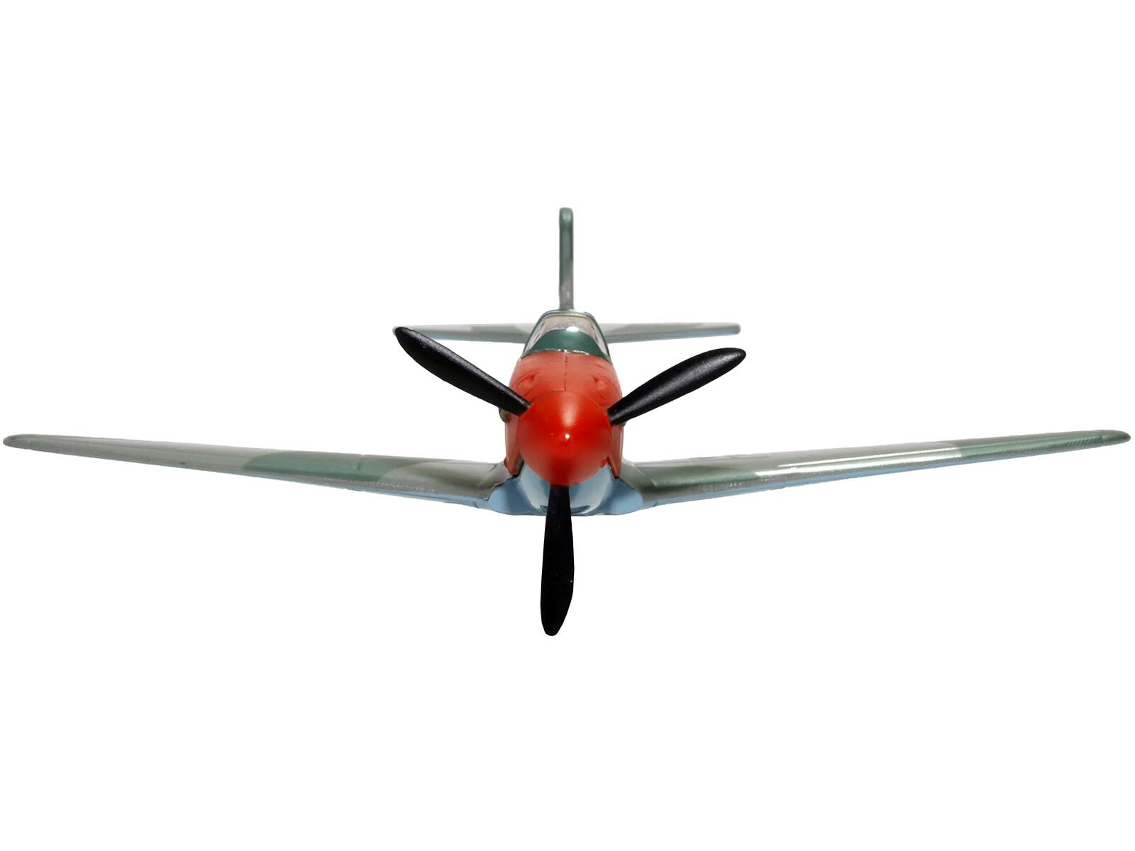 Alt View 2. Oxford Diecast - Yakovlev Yak 3 Fighter Aircraft "150th Guards Regiment T/N 360" USSR 1/72 Diecast Model Airplane by Oxford Diecast.