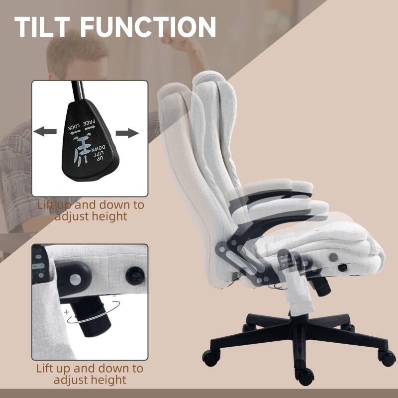 TILT FUNCTION

Lift up and down to adjust height

Lift up and down to adjust height