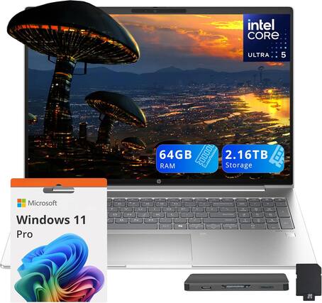 Intel Core Ultra 5
64GB RAM
2.16TB Storage
Microsoft Windows 11 Pro