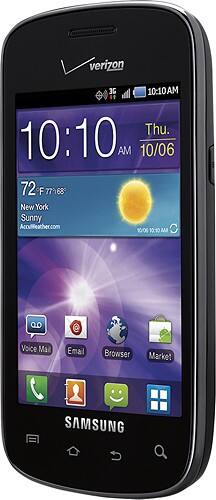 Best Buy Samsung Illusion Mobile Phone Black Verizon Wireless Schi110zkv