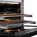 Alt View 14. ZLINE - 36 in. Wide 6 Burner Paramount Gas Range with DuoPro Cooktop and Gas Oven with Black Matte Door (PSGR-BLM-36) - Stainless Steel with Black Matte Door.