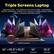 Triple Screens Laptop
Experience a 29.5-inch expansive view with our triple-screen laptop. Ideal for multitasking, whether you're working on multiple projects, trading stocks, or enjoying multimedia content.
Rotate
Backlit keyboard
16" +10.5" +10.5"
Total 29.5"
16"
1920x1200
10.5"
1920x1280