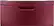 Front. Samsung - Washer/Dryer Laundry Pedestal with Storage Drawer - Merlot Red.