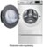 Alt View 2. Samsung - 5.6 Cu. Ft. 15-Cycle High-Efficiency Steam Front-Loading Washer - White.
