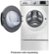 Alt View 3. Samsung - 5.6 Cu. Ft. 15-Cycle High-Efficiency Steam Front-Loading Washer - White.