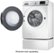 Alt View 4. Samsung - 5.6 Cu. Ft. 15-Cycle High-Efficiency Steam Front-Loading Washer - White.