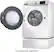 Alt View 4. Samsung - 5.6 Cu. Ft. 15-Cycle High-Efficiency Steam Front-Loading Washer - White.