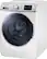 Left. Samsung - 5.6 Cu. Ft. 15-Cycle High-Efficiency Steam Front-Loading Washer - White.