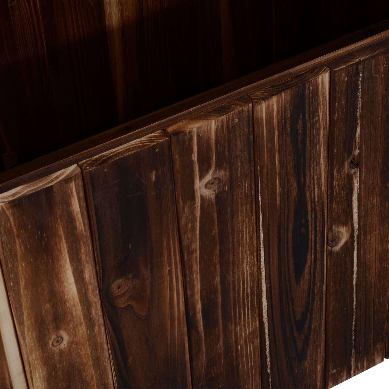 Alt View 7. Outsunny - x 20" x 18" Raised Garden Bed, Raised Planter Box - Brown.