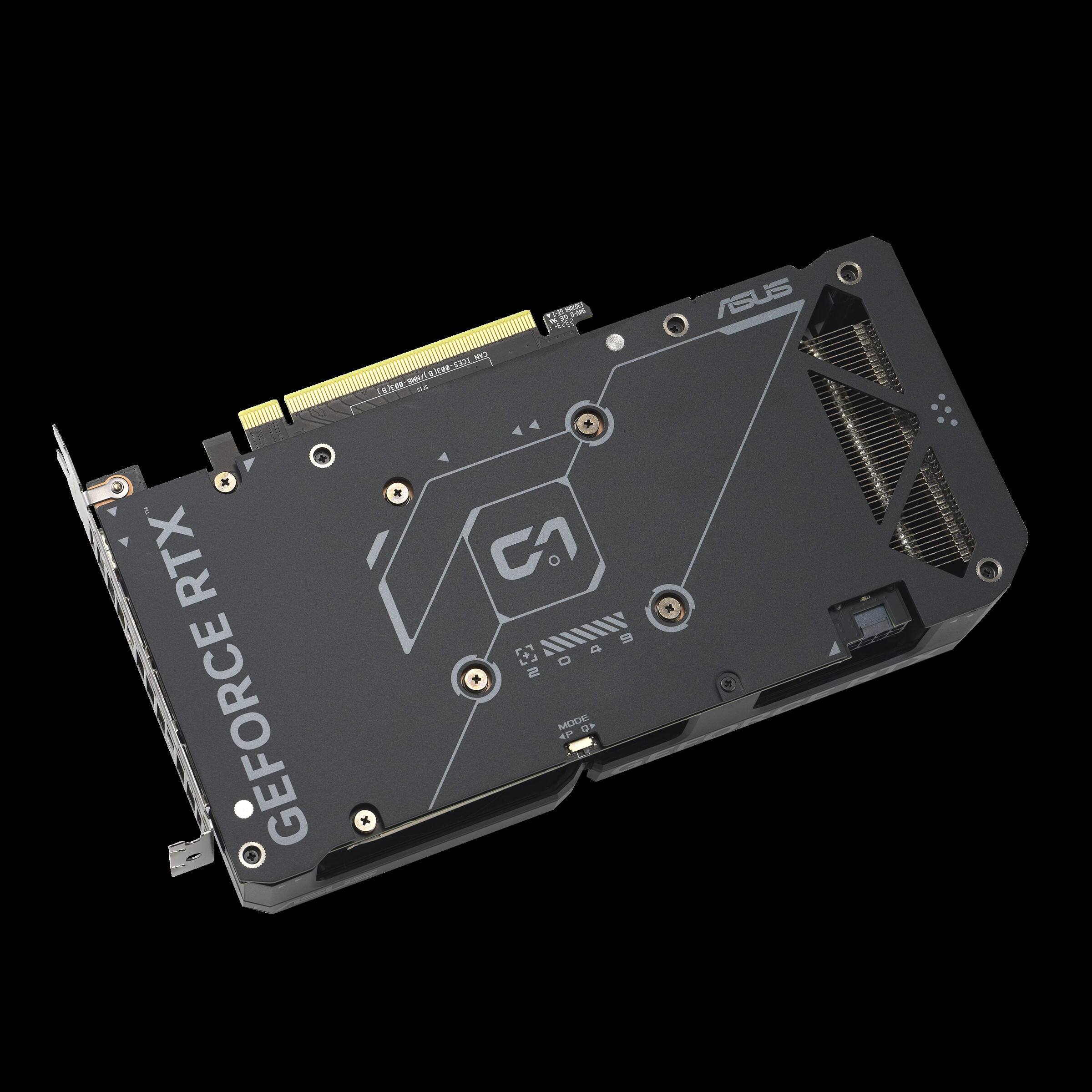Alt View 1. ASUS - NVIDIA GeForce RTX 4060 Ti Dual Overclock 16GB GDDR6 PCI Express 4.0 Graphics Card - Black.