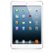Front. Apple - iPad® Mini MD532LL/A 32GB Wi-Fi - White.