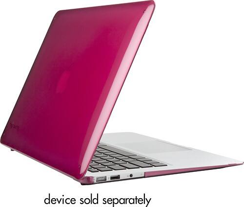 Angle Standard. Speck - SeeThru Laptop Case - Raspberry.