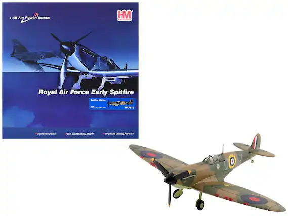 1:48 AIR POWER SERIES
HM CONENO
Royal Air Force Early Spitfire Spitfire MK.1a
DOAZ - -.. - - HA7818
Authentic Scale Die-cast Display Model Premium Quality Product
X4005