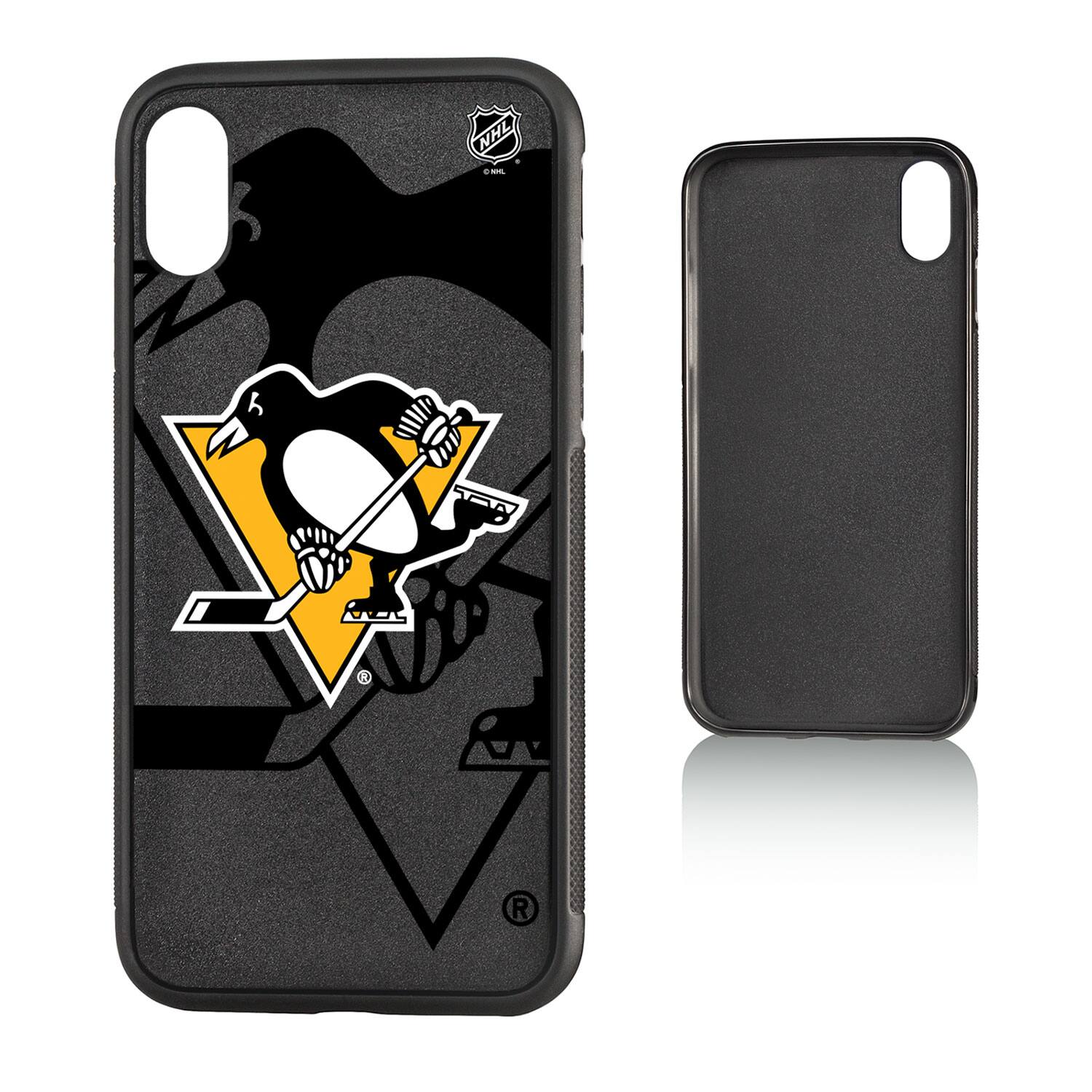 Alt View 3. Keyscaper - Pittsburgh Penguins Bump Case with 8.2ft Drop Protection - 16 - Multicolor.