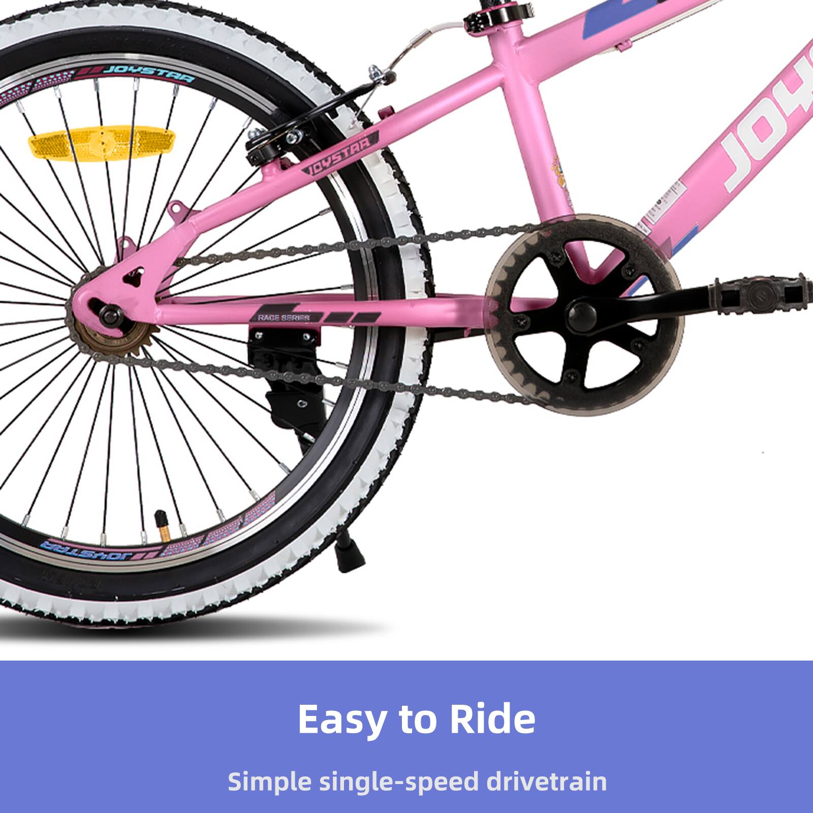 JOYSTAR LOVSTAA or RACE SPRER JOYSTRR

Easy to Ride

Simple single-speed drivetrain