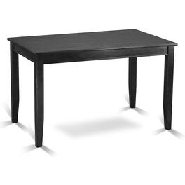 FurniFact - Counter Height Rectangular Table - Black