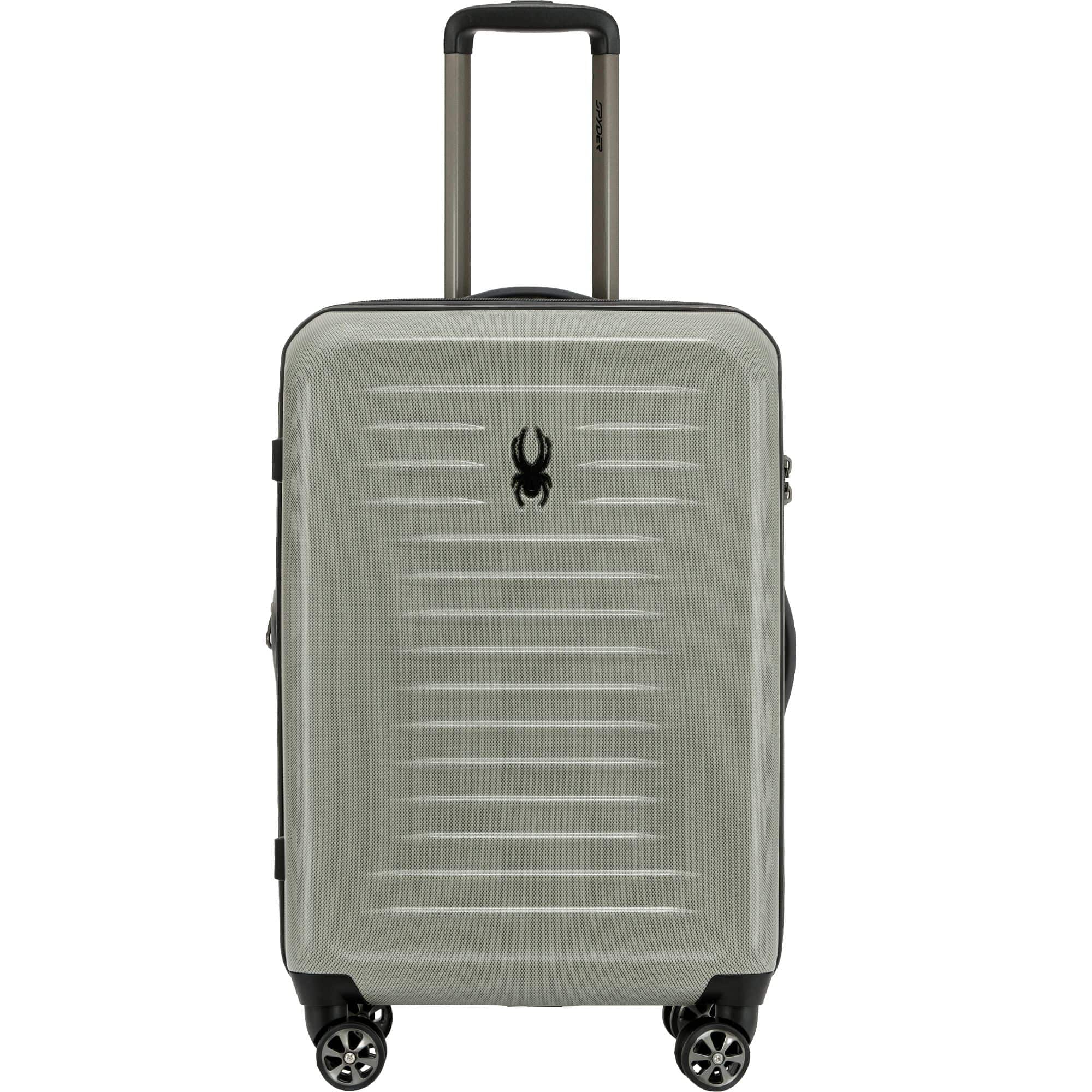 Spyder - Rails 25 Inch Expandable Hardside Upright Suitcase with 360 Spinner Wheels, TSA Approved Lock - Moss Grey