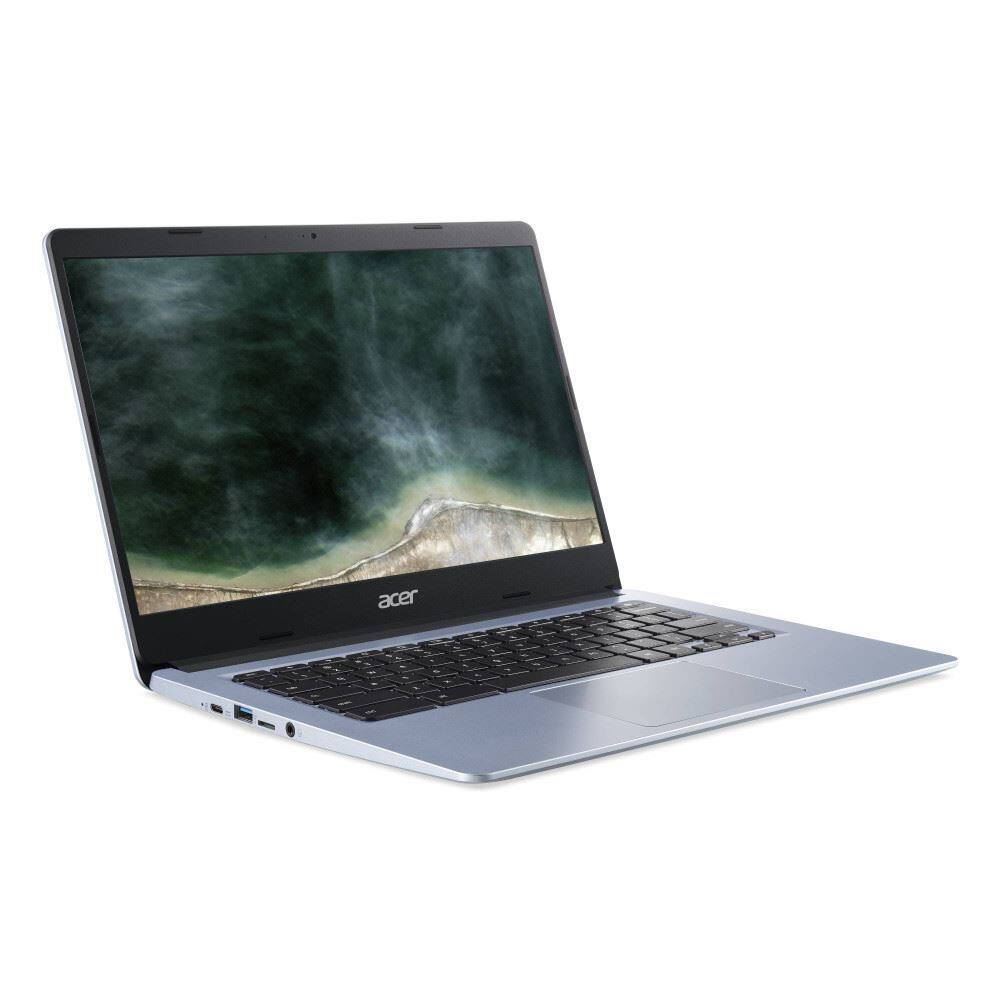 Angle. Acer - Chromebook CB314 14" Intel Celeron N4020 1.10GHz 4GB RAM 128GB FLASH Chrome | CB314-1H-C92P | NX.ATFAA.008.