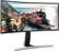 Angle. Samsung - 29" LED Curved HD 21:9 Ultrawide Monitor - Black.