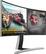 Alt View 14. Samsung - 29" LED Curved HD 21:9 Ultrawide Monitor - Black.
