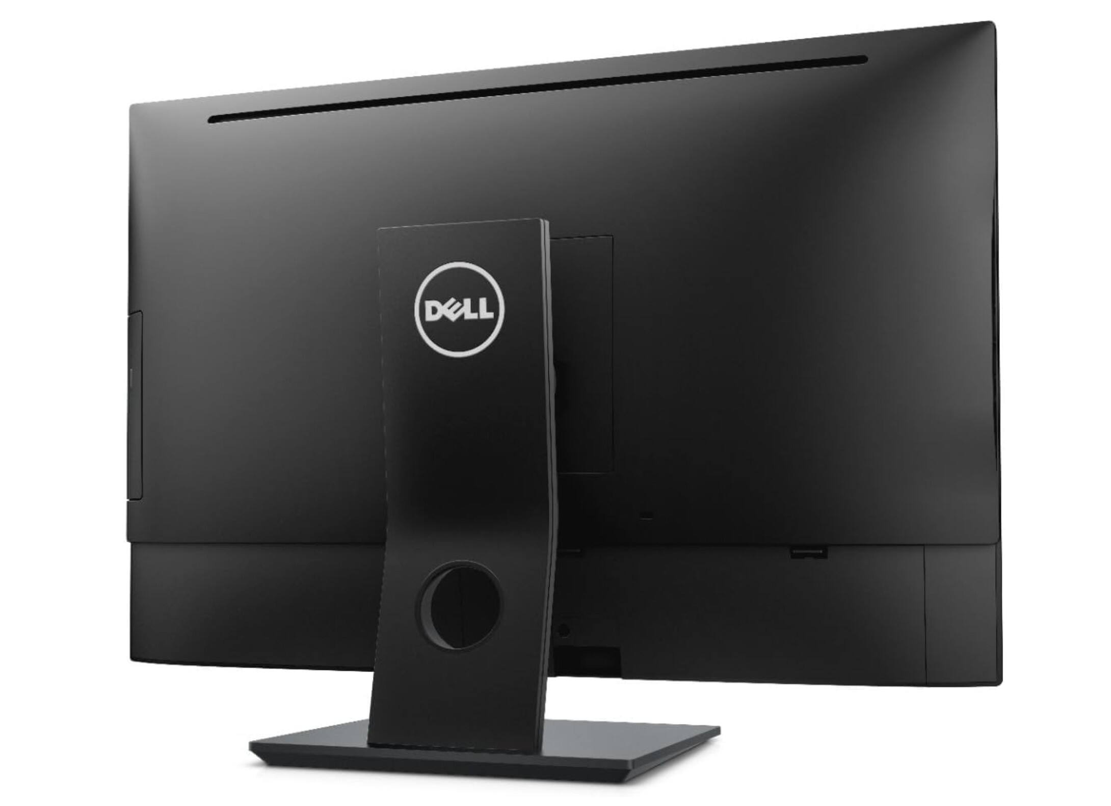 Back. Dell - Optiplex 7450 All in One Desktop PC | Intel Core i5-7th | 8GB RAM | 256GB SSD | RGB KB & Mouse | 23.8" FHD | Win 11 Pro..