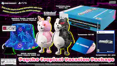 SPIKE CHUNSOFT PS5 ALL ART NOT FINAL TLMS NOT TO SCALE LIMITED AVAILABILITY
Clamshell-style Soak in the psycho tropical atmosphere with a new pattern created just for this vacation package! 2194
Kidrobot Psycho Tropical 3" Monokuma & Monoma Figures
RSVLTS Reversible Psycho Tropical Bucket Hat
Danganronpa 2x2 OST IN PROGRESS
Danganronpa 2 game
Psycho Tropical Vacation Package
SPIKE CHUNSOFT
RSVLTS
May contain MATURE content 17+ Psycho Tropical Vacation Package May be inappropriate for children
Spike Chunsoft. 2026 Sony Interactive Entertainment LLC. "PlayStation Mark. "PlayStation; and "PS5 logo" trademarks of Sony Interactive Entertainment Inc. 2026 KIDROBOT. KIDROBOT and Family are registered or related marks and trademarks of KIDROBOT. All rights reserved.