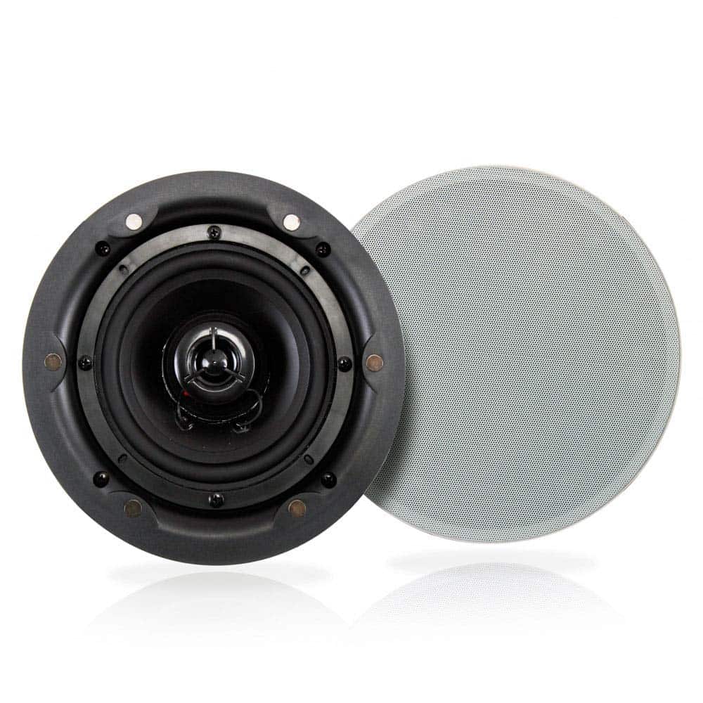 PYLE - Ceiling and Wall Mount Speaker - Wireless - Black