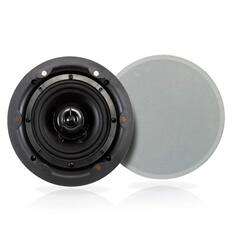 Front. Pyle - Pyle Ceiling and Wall Mount Speaker - Wireless - Black.