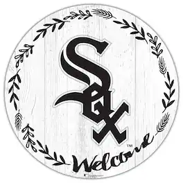 Fan Creations - Chicago White Sox 12" Welcome Circle Sign - Multicolor