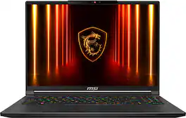 MSI - Stealth A16 AI+ 16" 240 Hz Gaming Laptop QHD+ - AMD Ryzen AI 9 HX 370 with 32GB Memory - GeForce RTX 5080 - 2TB SSD - Core Black, Black