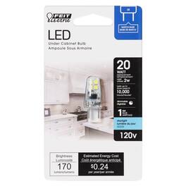 FEIT ELECTRIC - Feit T4 G8 LED Bulb Daylight 20 Watt Equivalence 1 pk