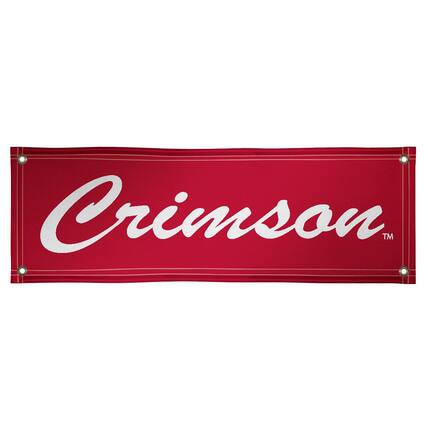 Front. Victory Corps - Harvard Crimson 2' x 6' Vinyl Banner - Crimson.