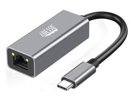 Adesso - AUH-5000 USB-C to Ethernet Adapter - Gigabit, Aluminum, LED, Plug & Play, Windows/Mac/Chrome/Linux, TAA