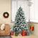 Alt View 14. Costway - 6 FT Pre-Lit Flocked Christmas Tree Hinged Xmas Decoration with 250 LED Lights - Green/White.
