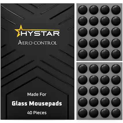 HYSTAR Aero Control
Made For Glass Mousepads
40 Pieces