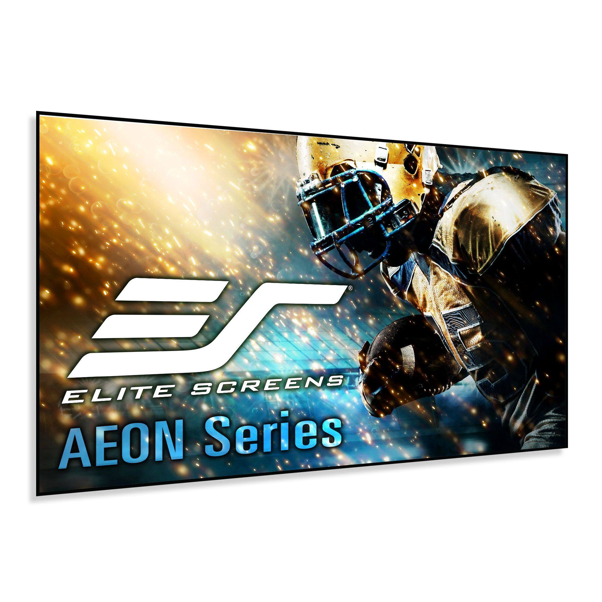 Elite Screens - Aeon CineGrey,158" Diagonal EDGE FREE Fixed Frame High Contrast Matte Gray Screen, ISF Certified 4K/8K UHD,16:9, AR158H2 - Light Gray