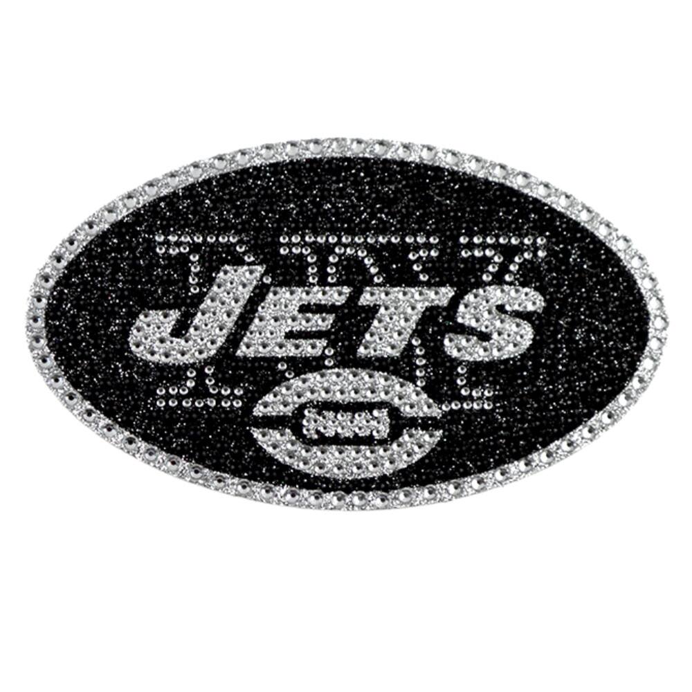 TCL - New York NY Football Jets Licensed Sparkle Bling Emblem Decal - Multi