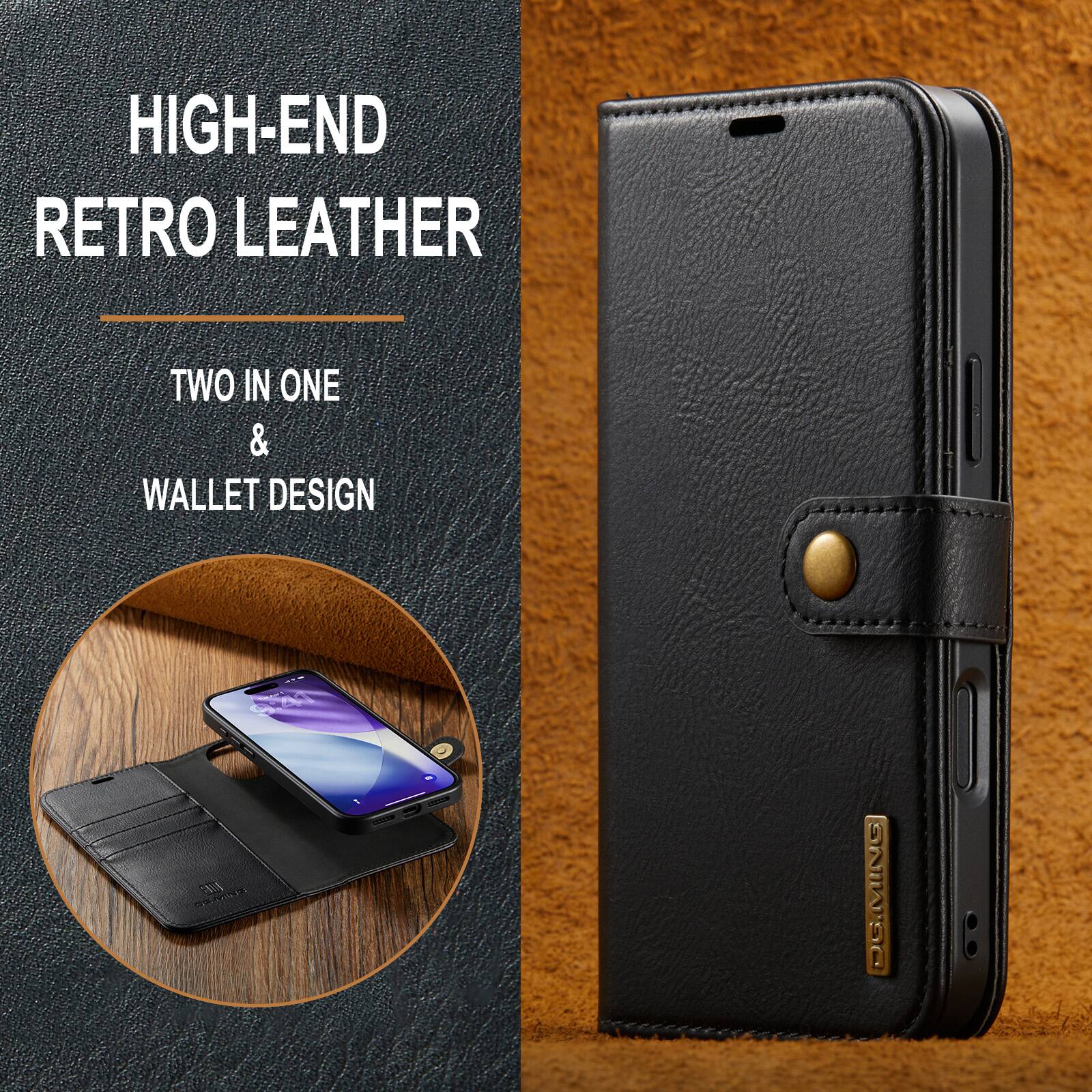 HIGH-END RETRO LEATHER  
TWO IN ONE & WALLET DESIGN