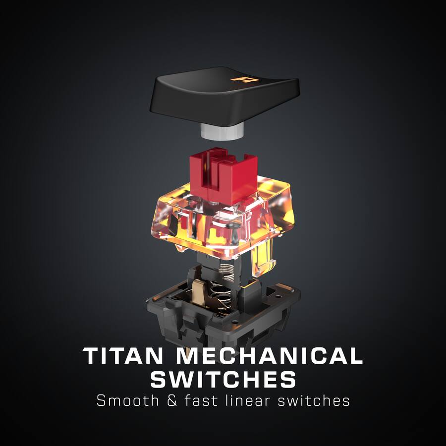 Turtle Beach Vulcan TKL Wired Mechanical TITAN Linear Switch Gaming ...