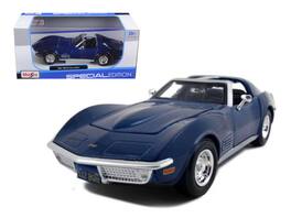1970 Chevrolet Corvette 1/24 Diecast Model Car by Maisto - Blue