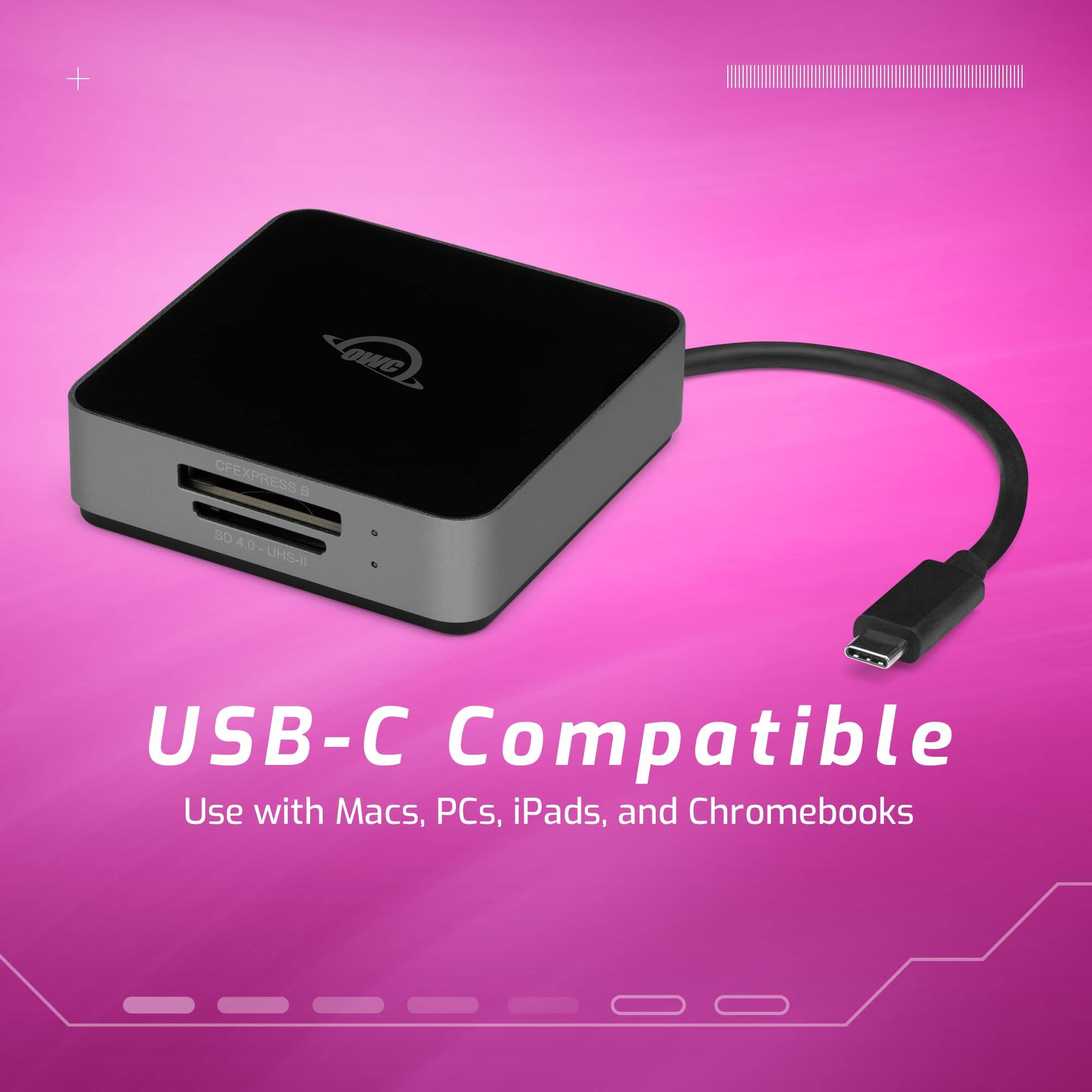 USB-C Compatible  
Use with Macs, PCs, iPads, and Chromebooks