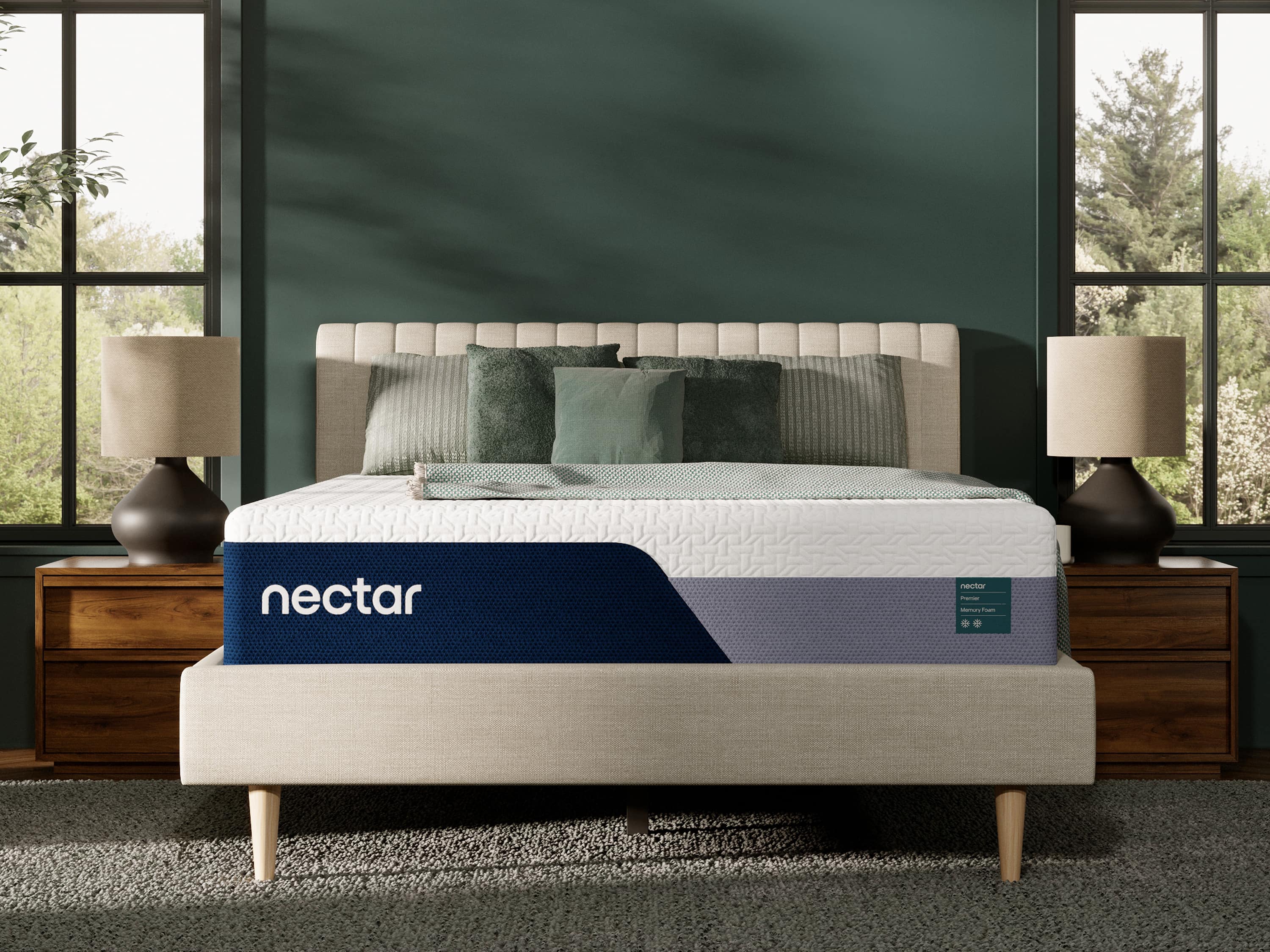 Nectar - Premier 13in Mattress - White - Front_Zoom