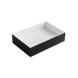 Alfi - Matte 20" x 14" Solid Surface Resin Sink - Black